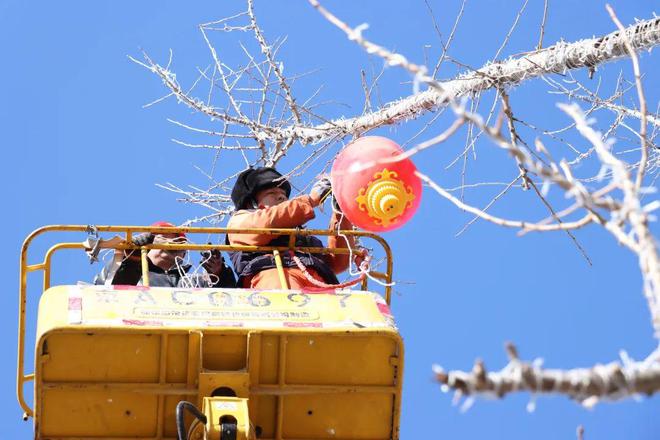 喜气洋洋~延庆区启动2024年春节及元宵节景观布置工作(图1) 喜气洋洋~延庆区启动2024年春节及元宵节景观布置工作(图1)