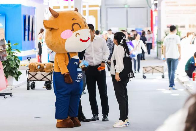 趣味金融知识宣传亮相工商银行服贸会展台